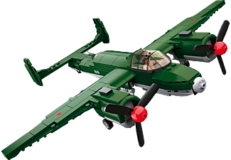 SLUBAN WWII - Aliierter Bomber (312 Teile) Konstruktionsspielzeug, Mehrfarbig