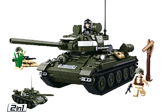 SLUBAN WWII - Mittelschwerer All. Panzer (687 Teile) Konstruktionsspielzeug, Mehrfarbig