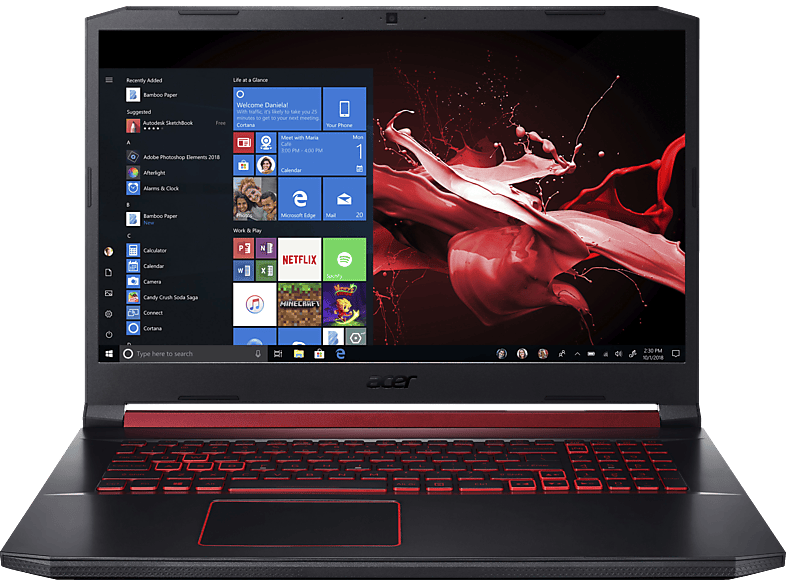 ACER Nitro 5 (AN517-51-76CG), Gaming Notebook, mit 17,3 Zoll Display ...