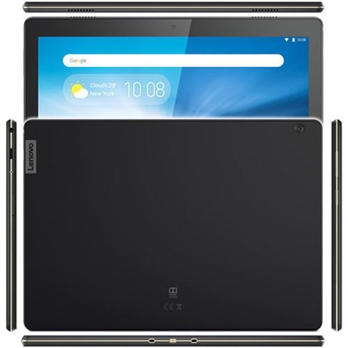 Tablet - Lenovo Tab M10, 32 GB, Negro, WiFi, 10.1" Full-HD, 3 GB RAM, Snapdragon 450, Android