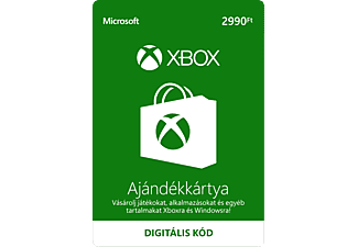 2990 forintos Xbox ajándékkártya (Elektronikusan letölthető szoftver - ESD) (Xbox)