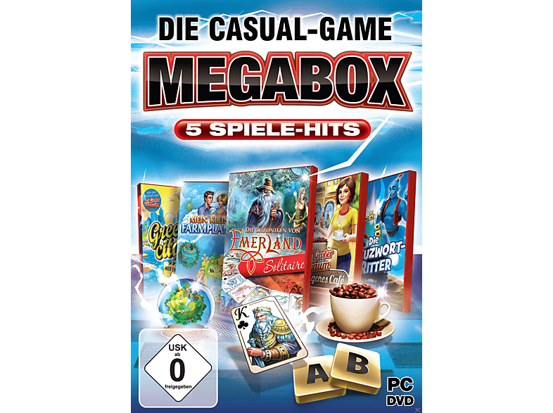 Die Casual-Game MegaBox - 5 Spiele-Hits - [PC]