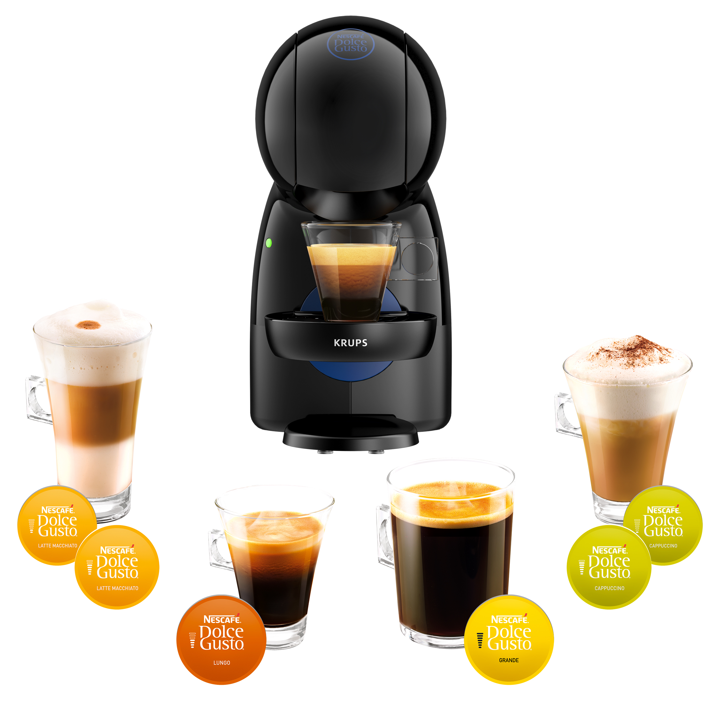 KRUPS  Dolce Gusto Piccolo XS KP1A08 - Capsulemachine - Zwart