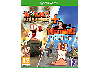 Worms Battlegrounds + Worms W.M.D - Xbox One - Tedesco