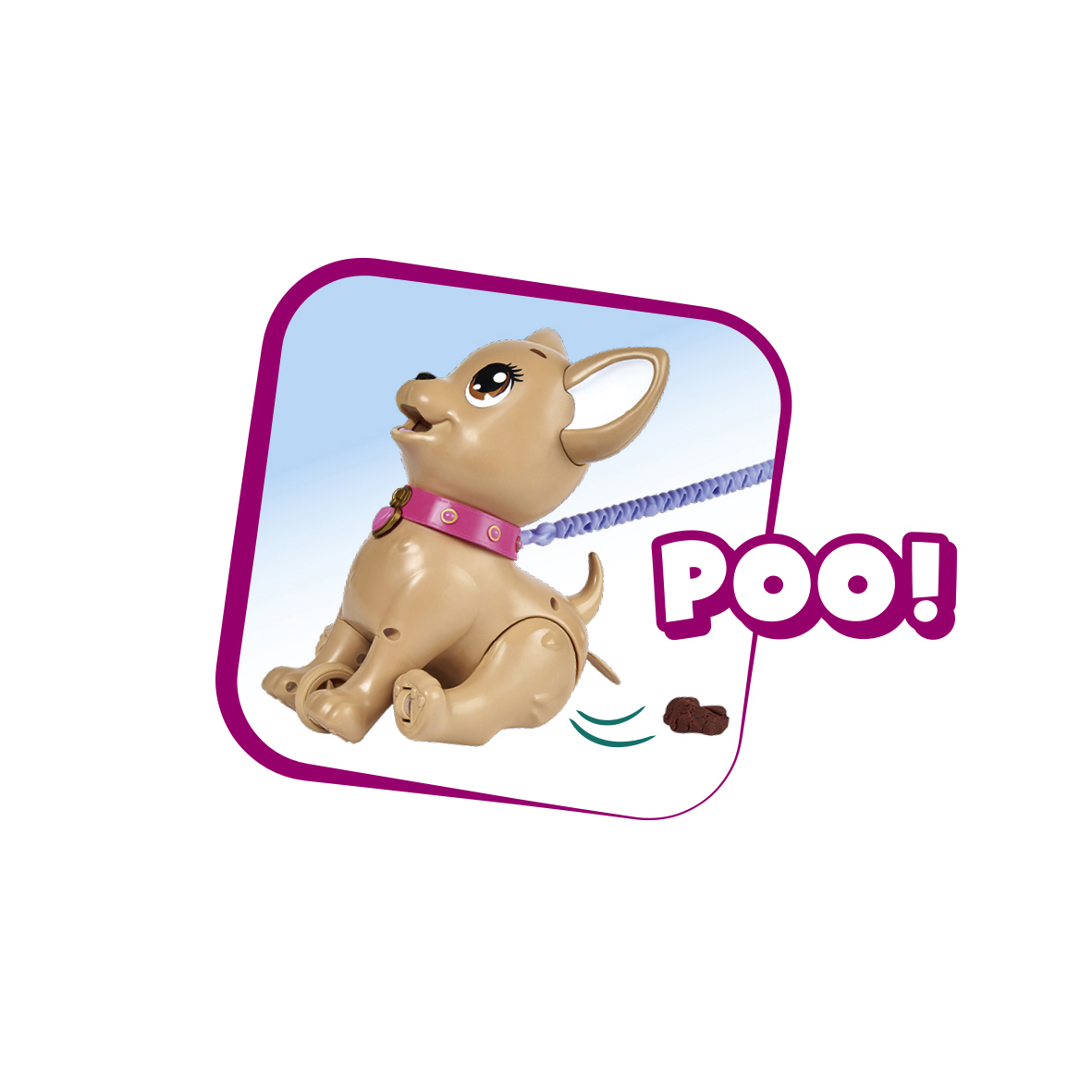 TOYS Chi Poo Puppy Funktionsspielzeug SIMBA Mehrfarbig Poo Chi Love