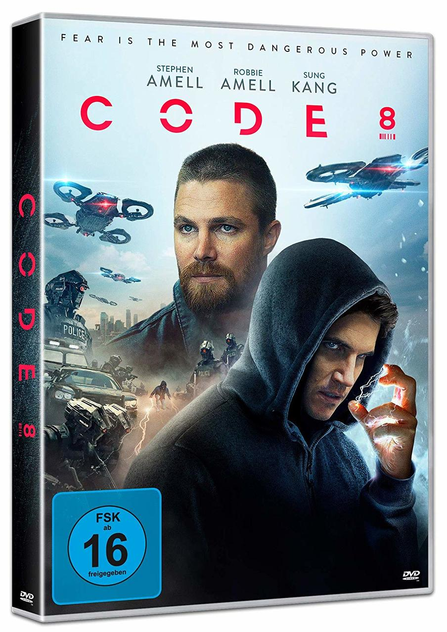 DVD-Hülle mit Filmposter, zwei Männern und blau-rotem Hintergrund.