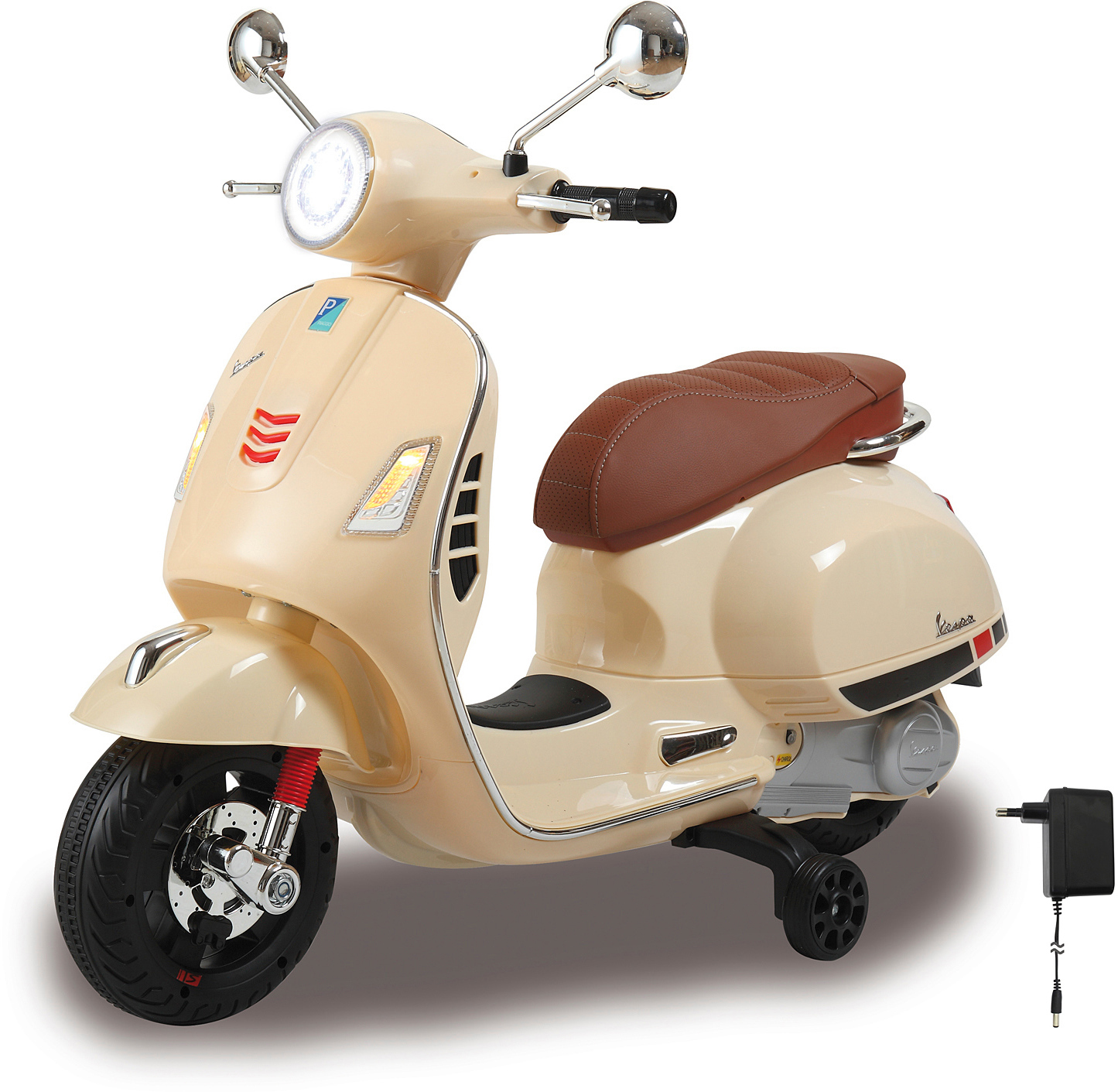 JAMARA KIDS Ride-on Vespa GTS 125 beige 12V Kinderelektrofahrzeug, Beige