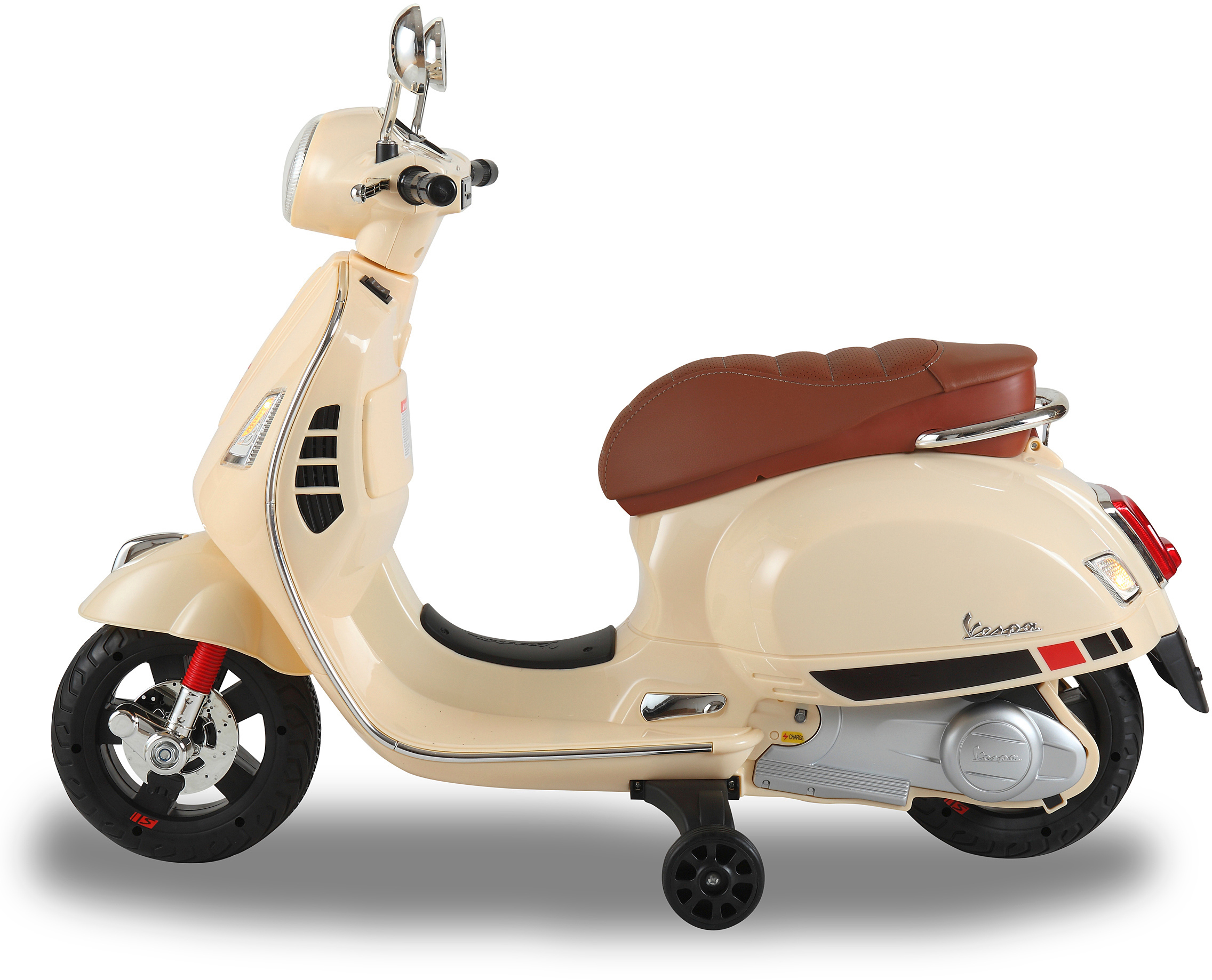 JAMARA KIDS Ride-on Vespa GTS 125 beige 12V Kinderelektrofahrzeug, Beige