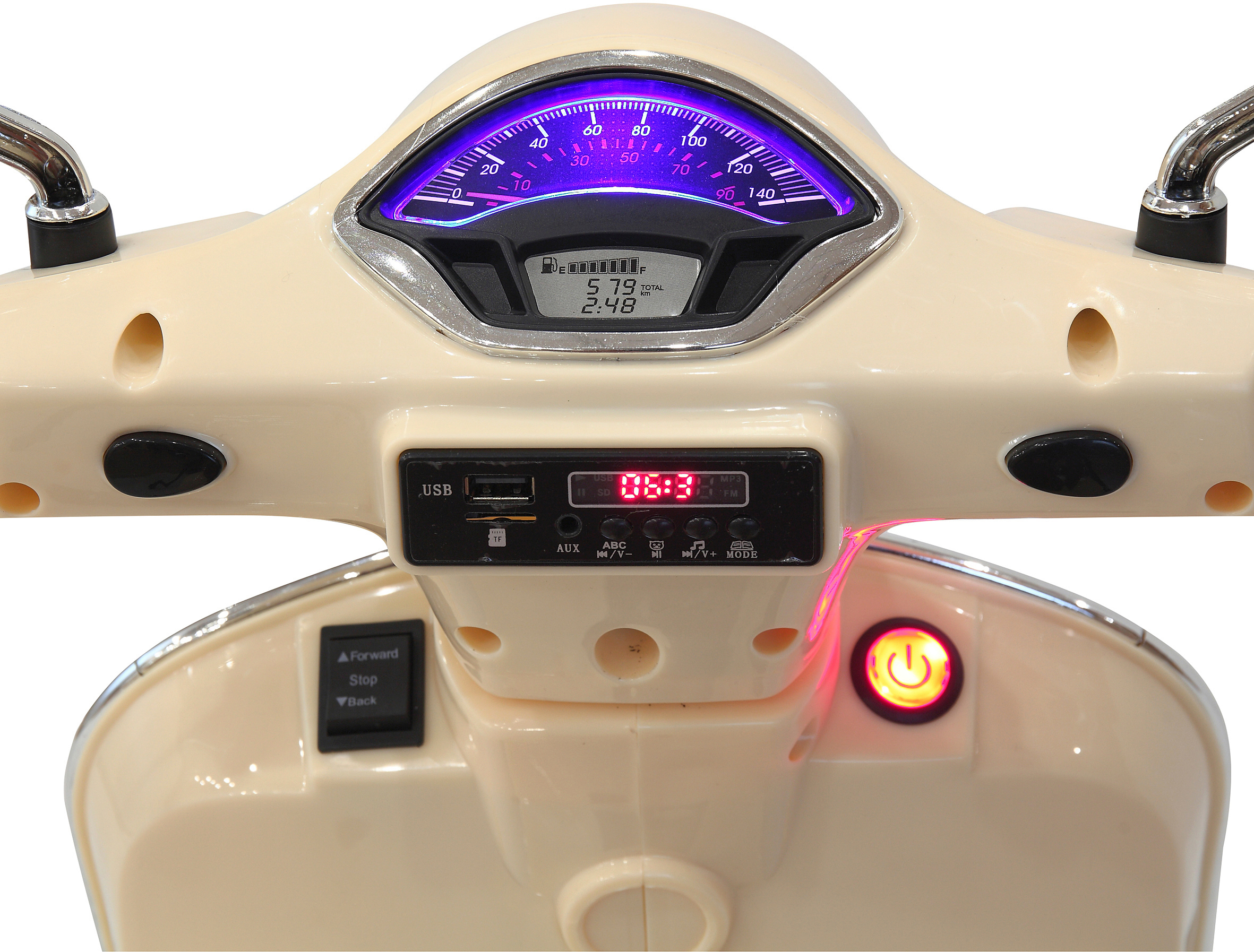JAMARA KIDS Ride-on Vespa GTS 125 beige 12V Kinderelektrofahrzeug, Beige