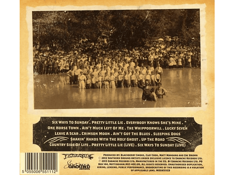 Thumbnail - Blackberry Smoke - The Whippoorwill (3 Bonus Tracks UK/Eu Edition) (CD)