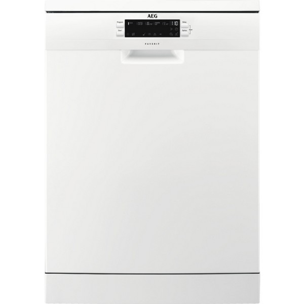 Lavavajillas - AEG FFB53910ZW, 14 Servicios, 4 temperaturas, 10 programas, 60 cm, Blanco