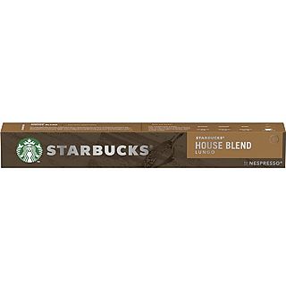 Cápsulas monodosis - Starbucks House Blend Lungo, 10 cápsulas, Intensidad 8, Para Nespresso