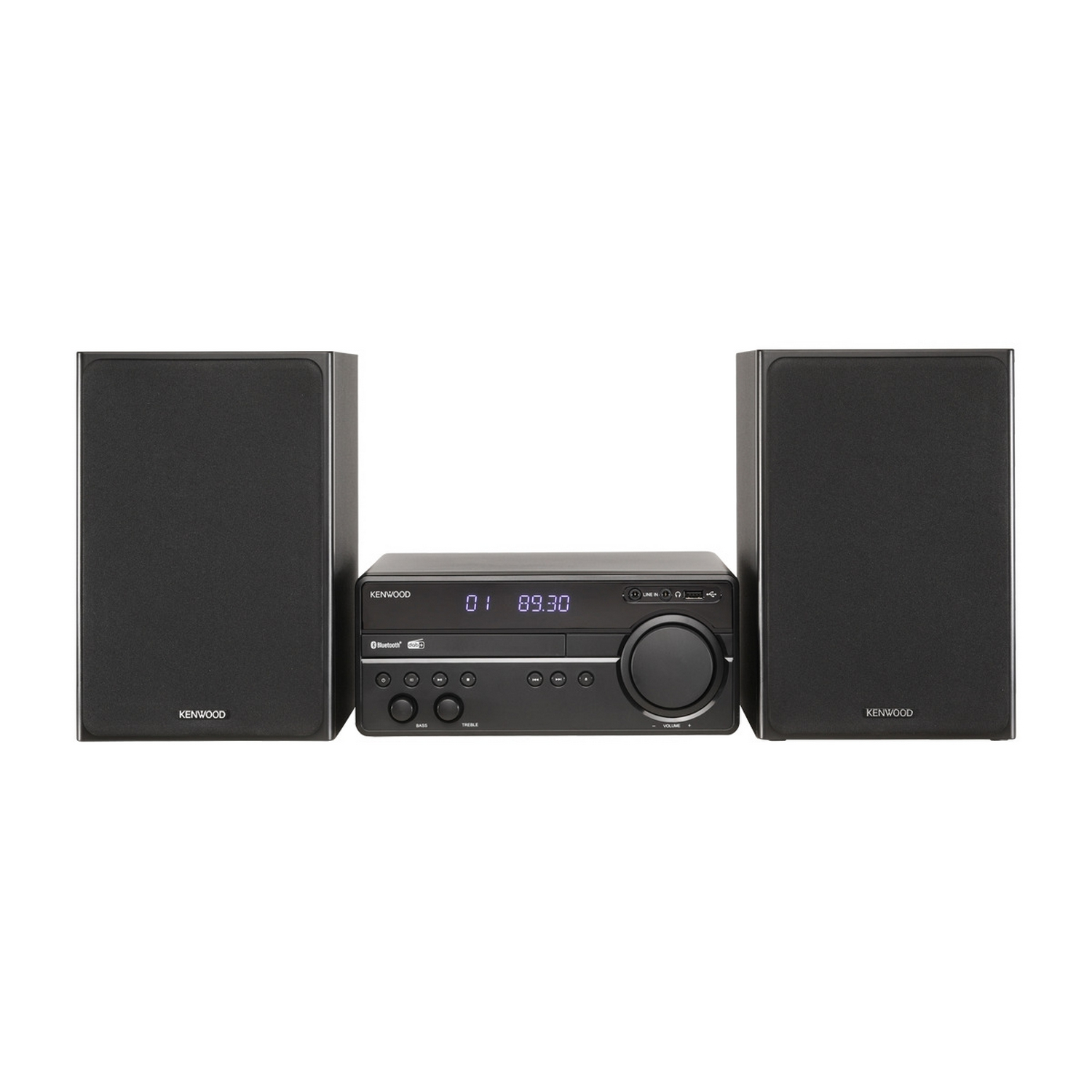 Microcadena Kenwood M819dab con cd usb y bluetooth audio streaming de para uso negro 100 multicanal hifi 100w aux fm