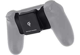 DELTACO GAMING Trådlös Qi-Receiver till PS4 Handkontroll (GAM-082)