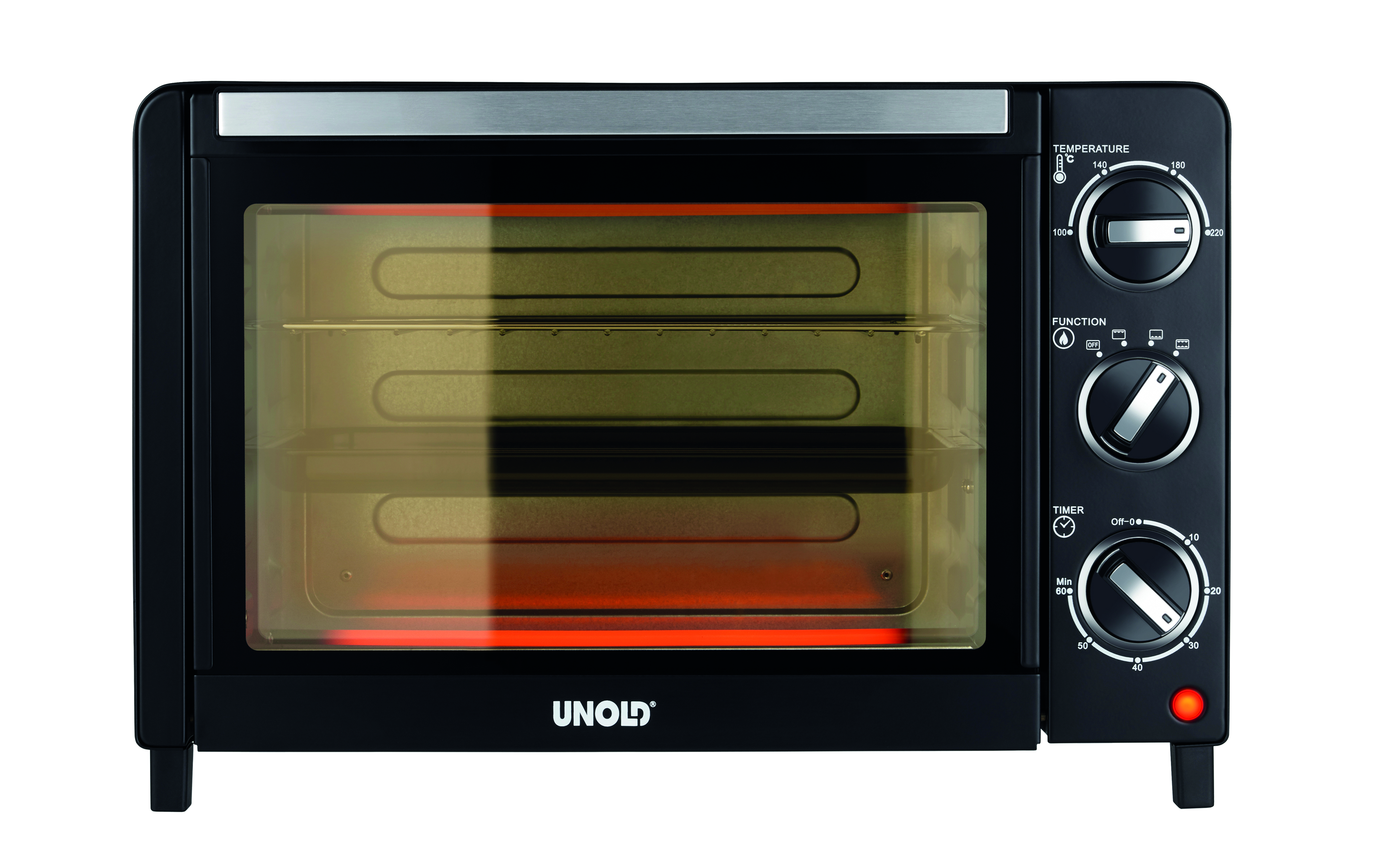 UNOLD Ofen Allround schwarz 68875 Minibackofen