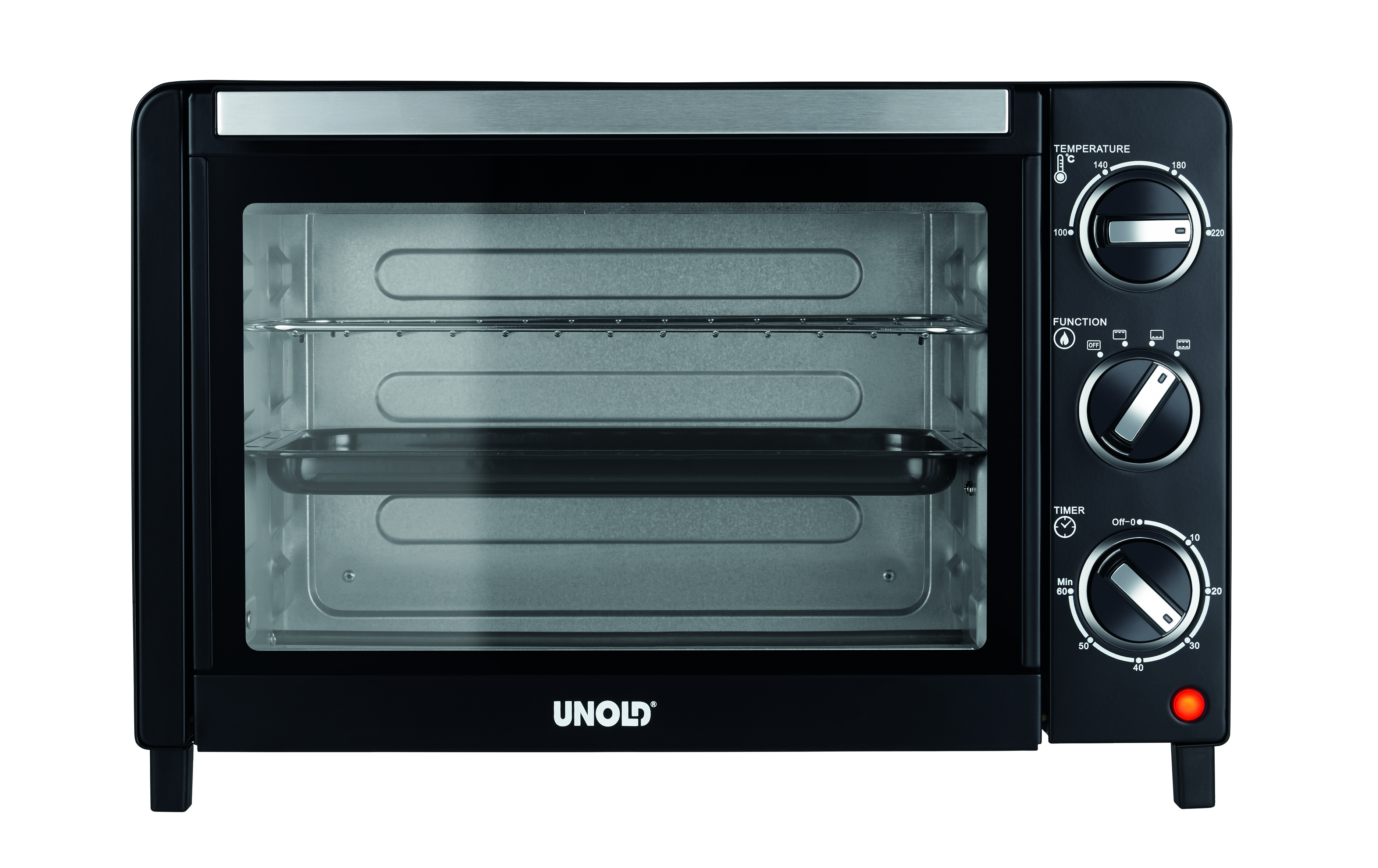 68875 Minibackofen UNOLD Allround Ofen schwarz