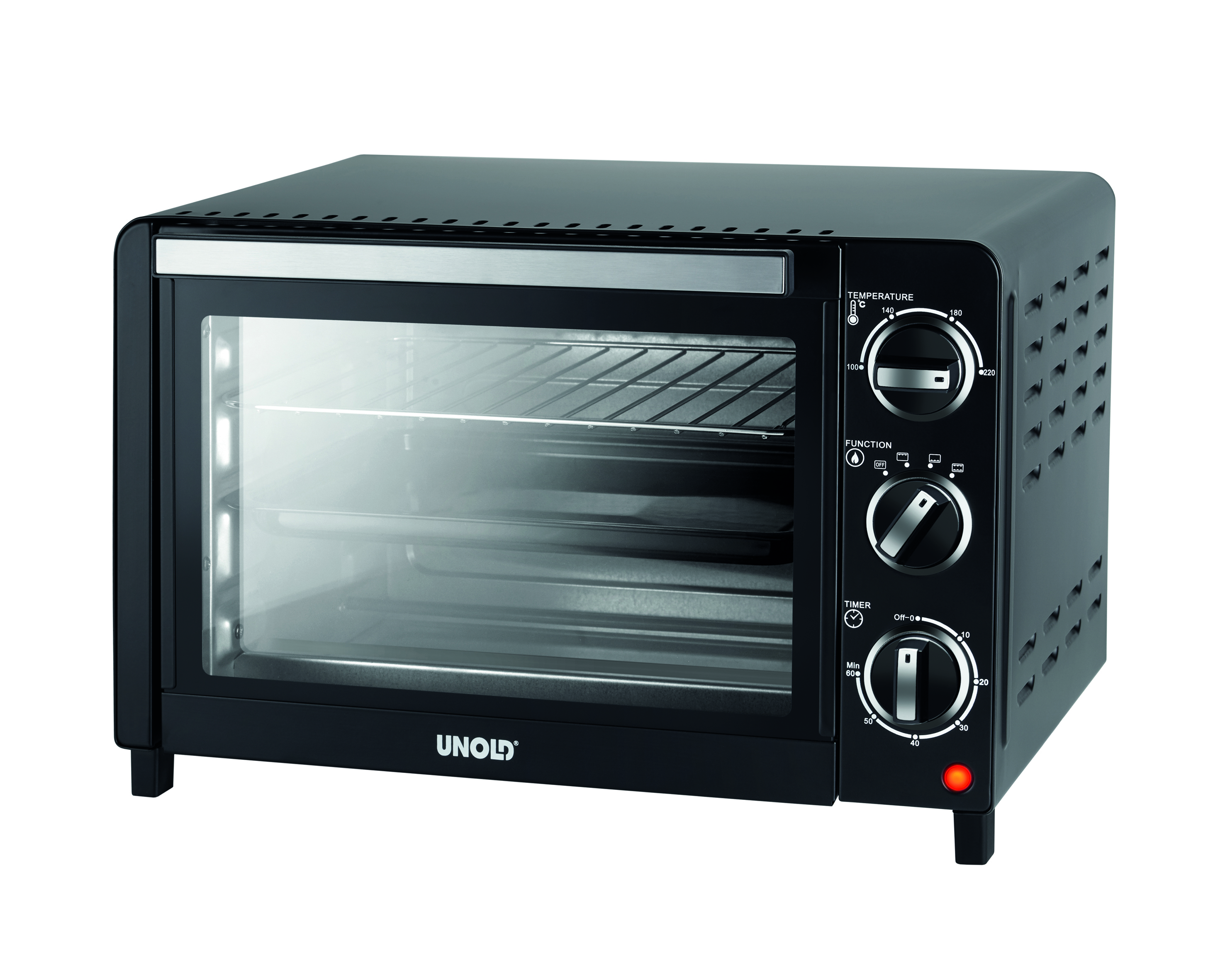 Allround Ofen 68875 Minibackofen UNOLD schwarz