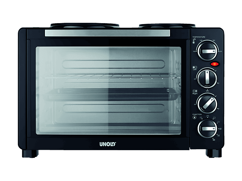 Mini-Four Unold All In One 68885 - Avec Plaques De Cuisson Et Tournebroche