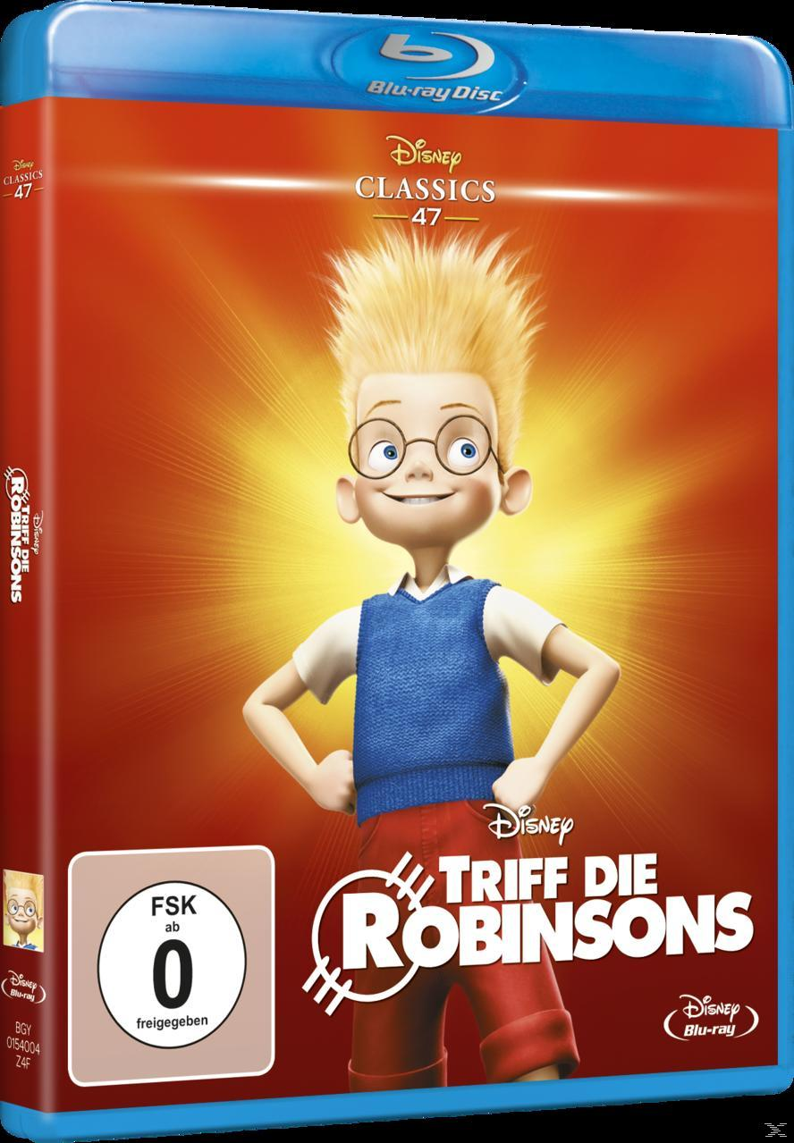 Disney Blu-ray Cover. Cartoon-Junge mit stacheligem Haar und Brille. Roter und gelber Hintergrund mit Logo.