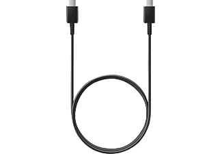 SAMSUNG Câble USB-C - USB-C 3 A 1 m Noir (EP-DA705BBEGWW)