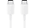 SAMSUNG Câble USB-C - USB-C 1 m Blanc (EP-DA705BWEGWW)