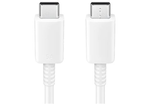 SAMSUNG Câble USB-C - USB-C 5 A 1 m Blanc (EP-DN975BWEGWW)