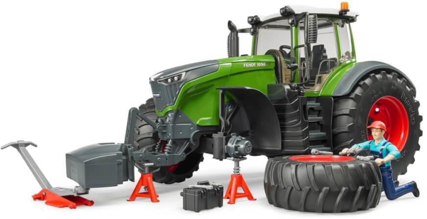 BRUDER Fendt 1050 Vario mit Ausstattung Mechaniker Mehrfarbig Spielzeugfahrzeug plus