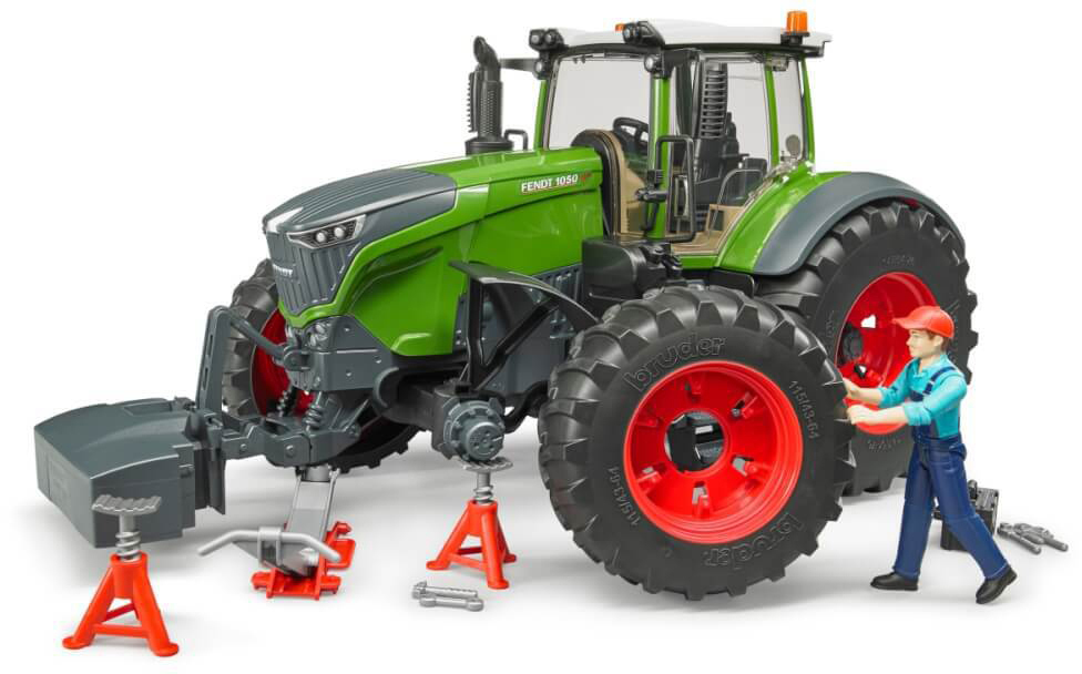 BRUDER Fendt 1050 Vario mit Ausstattung Mechaniker Mehrfarbig Spielzeugfahrzeug plus