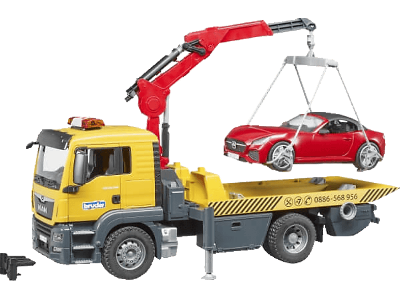 Roadster Abschlepp-LKW BRUDER Mehrfarbig MAN mit TGS Spielzeugfahrzeug