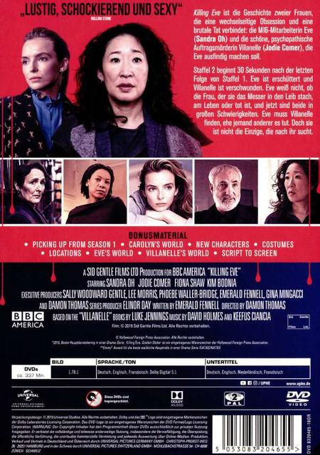 DVD-Cover eines Films mit mehreren Schauspielern. Der Titel ist rot, der Hintergrund rot.