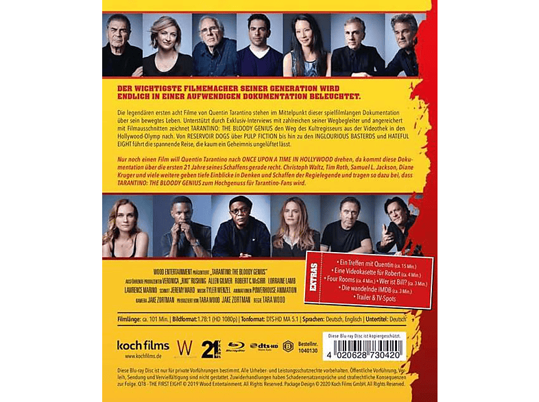 Thumbnail - TARANTINO - THE BLOODY GENIUS Blu-ray