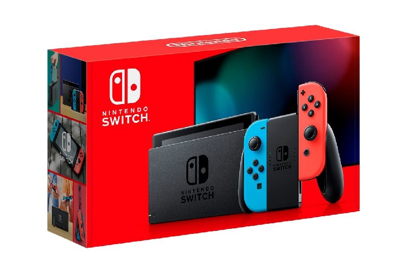 Consola - Nintendo Switch 2019, Azul y Rojo Neón + Blackfire Gaming Headset NSX-10 + Rocket League (Ed. Colecc)