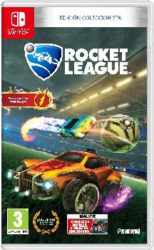 Consola - Nintendo Switch 2019, Azul y Rojo Neón + Blackfire Gaming Headset NSX-10 + Rocket League (Ed. Colecc)
