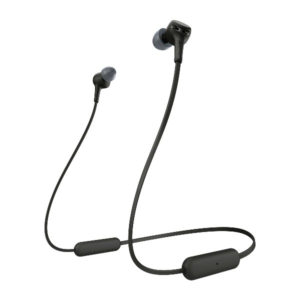 Auriculares inalámbricos - Sony WIXB400B.CE7, Bluetooth, Extra Bass, Control volumen, Autonomía 15 h, Negro
