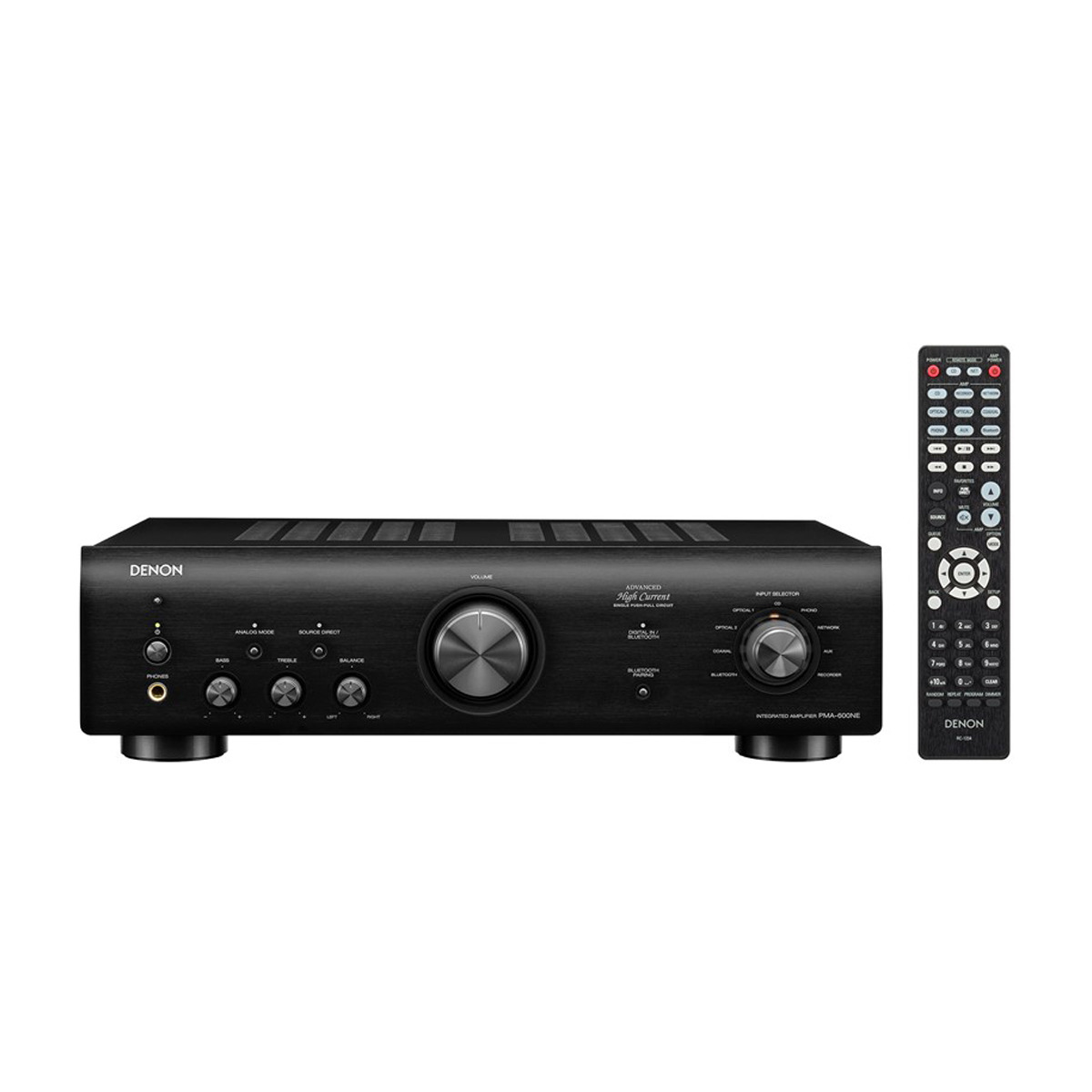 Amplificador Digital Integrado denon 600 negro pma600ne pma600 con 70 w por canal y soporte 2 4 140