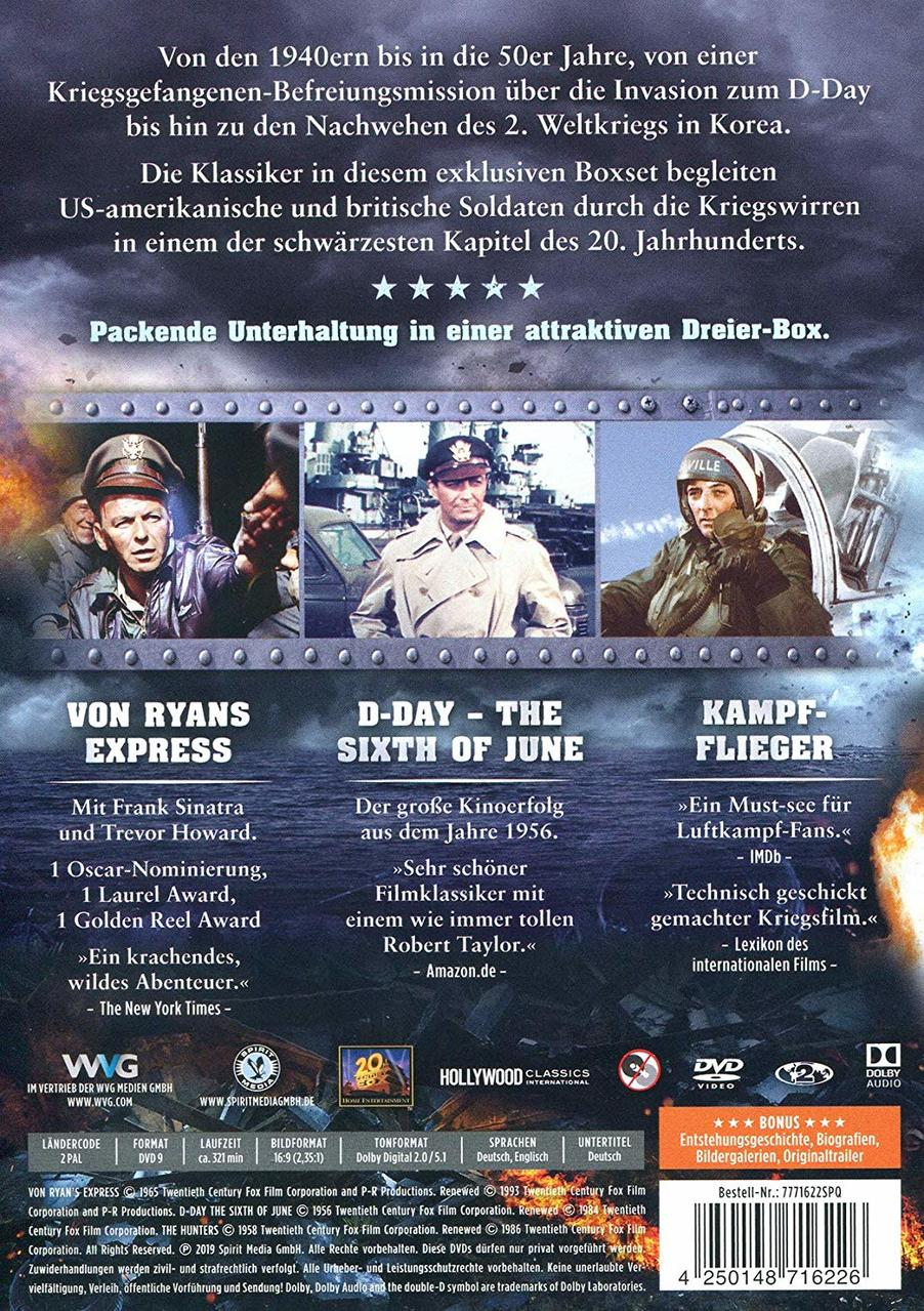 DVD-Box-Set. Bild eines Filmplakats mit Frank Sinatra und anderen, auf der Rückseite.