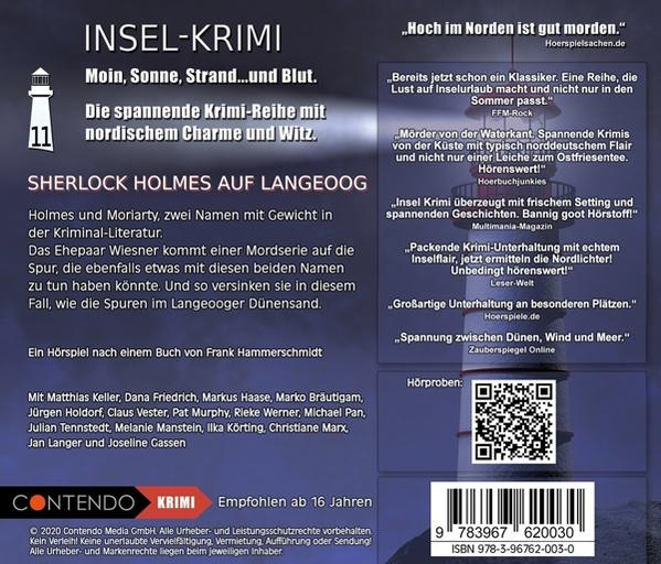 11 (CD) INSEL-KRIMI LAN HOLMES Insel-krimi AUF - - - SHERLOCK