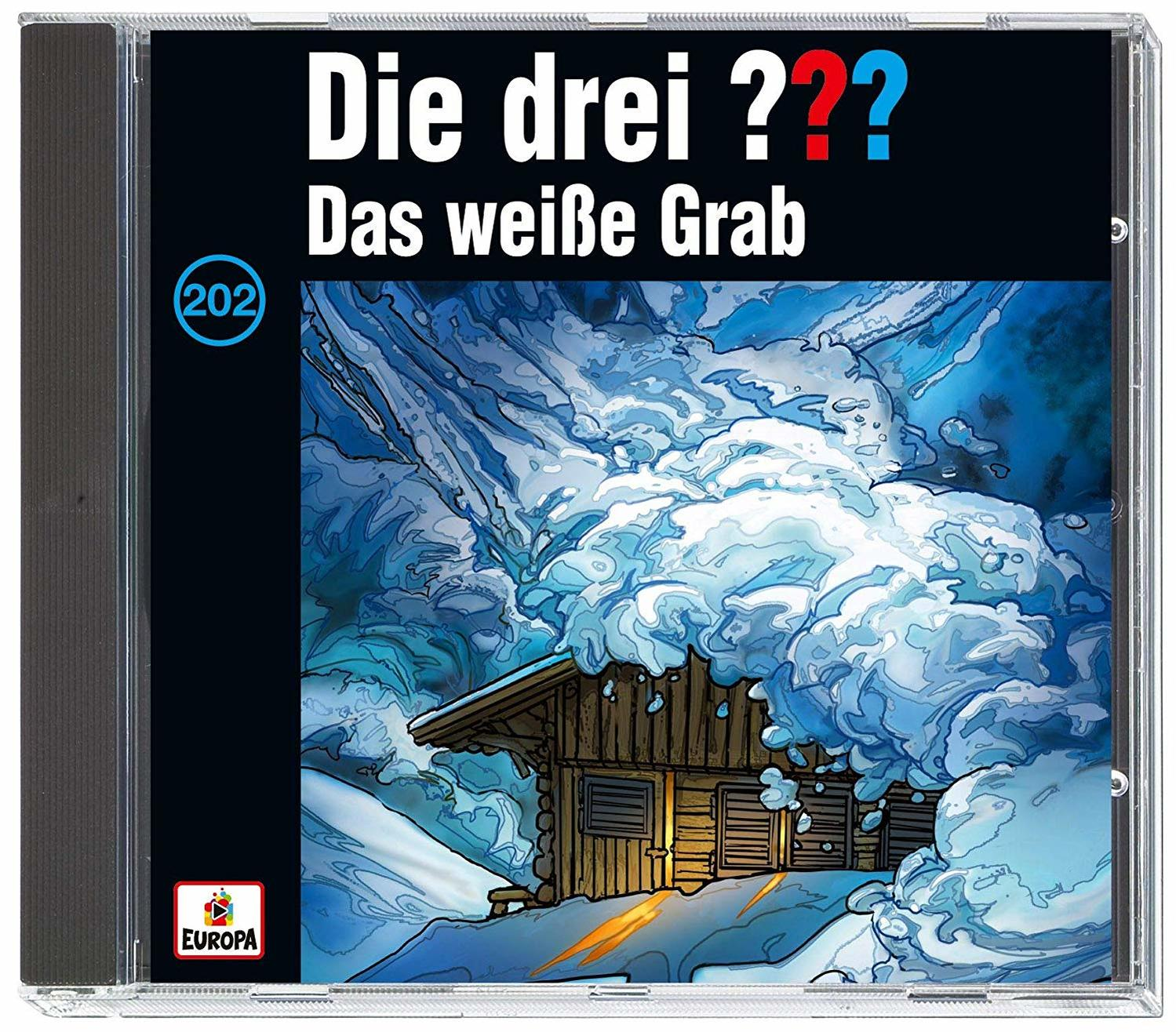Eine DVD-Hülle mit Cartoon-Zeichnung eines verschneiten Ferienhauses. Deutscher Text.