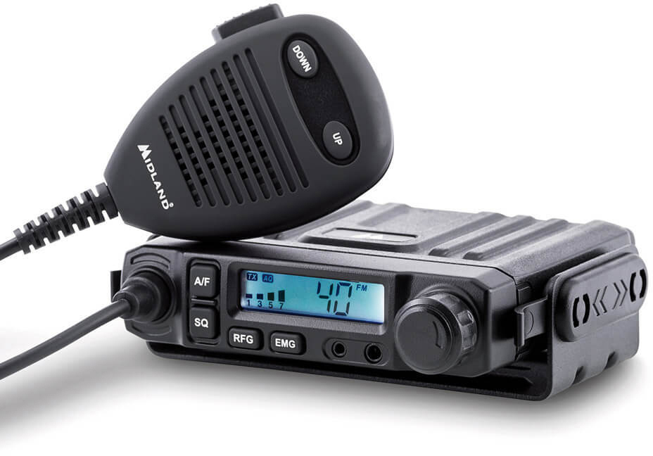 MIDLAND CB GO, M-Mini + Antenne LC29 CB-Funkgerät Schwarz