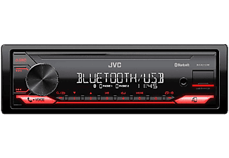 Autorradio - JVC KD-X272BT, Manos Libres, Bluetooth, USB, AUX, Spotify, 4 x 50 W, Negro