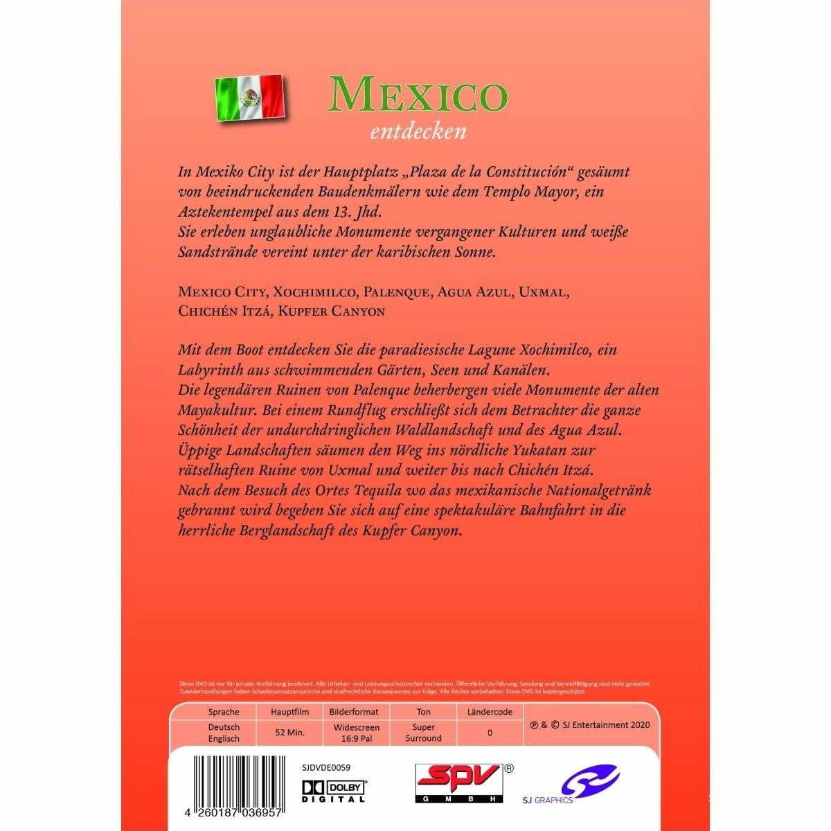 Rückseite einer DVD-Hülle mit Karte und Text.