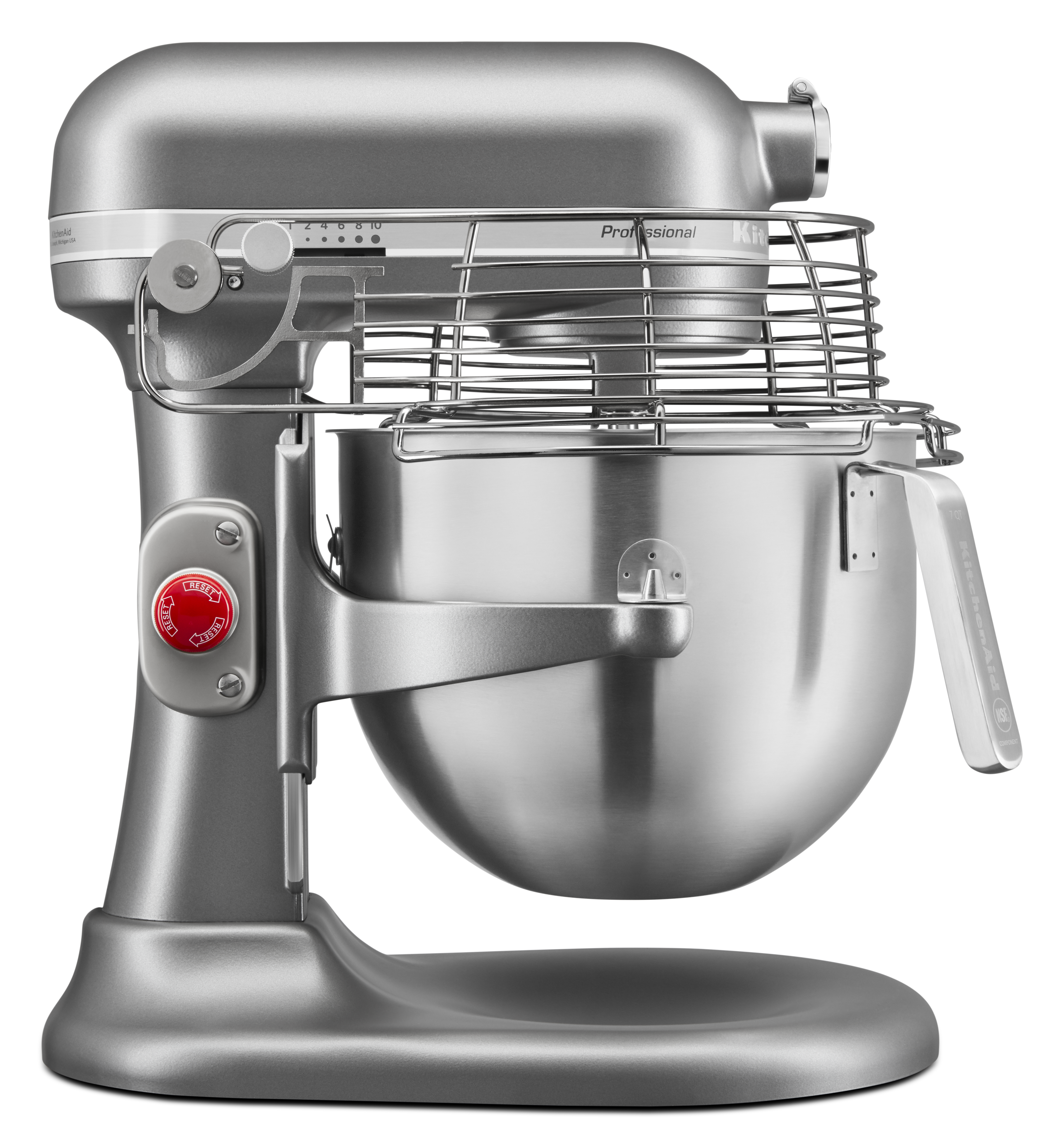 KITCHEN AID 6.9l Küchenmaschine Prosessional 5KSM7990XESL Silver Küchenmaschine Silver (Rührschüsselkapazität: 6,9 l, 325 Watt)