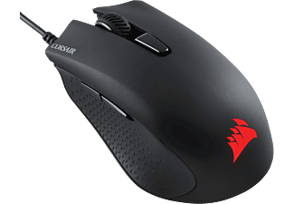 CORSAIR Harpoon RGB Pro - Gaming Maus, Kabelgebunden, Optisch mit Leuchtdioden, 12000 dpi, Schwarz