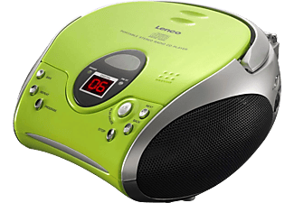 LENCO SCD-24 CD-s rádiómagnó, zöld