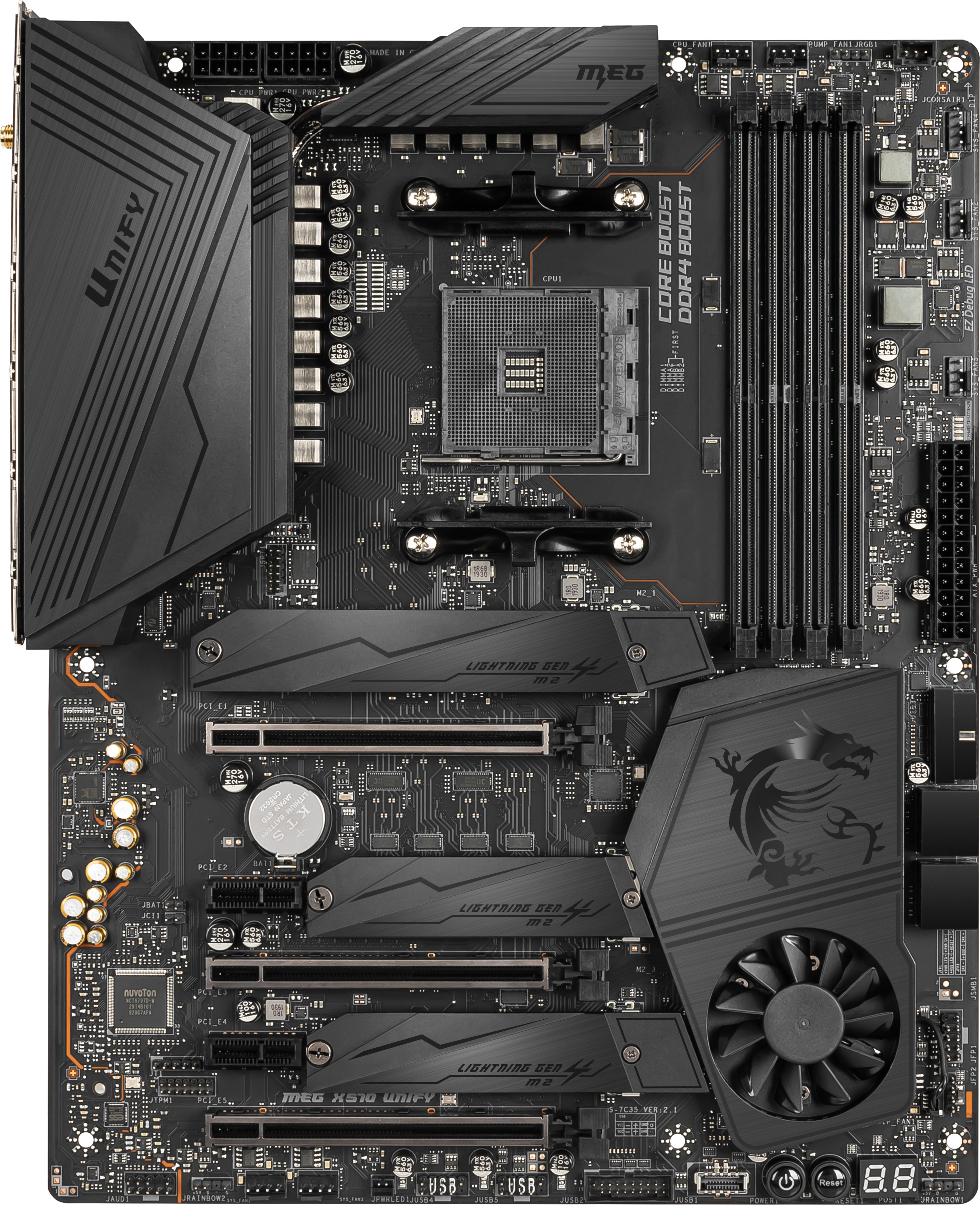 MSI MEG X570 UNIFY Mainboard Mehrfarbig