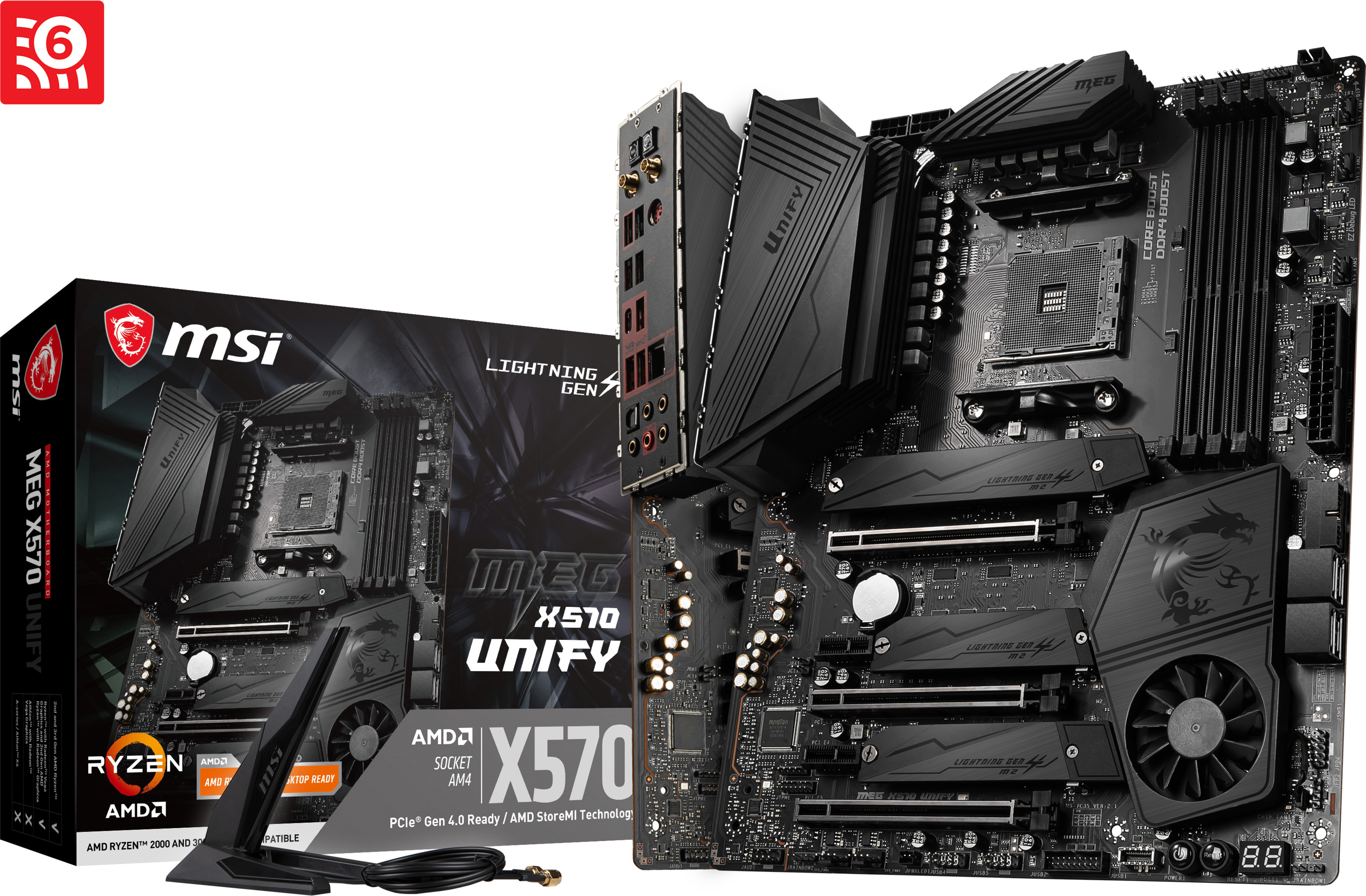 MSI MEG X570 UNIFY Mainboard Mehrfarbig