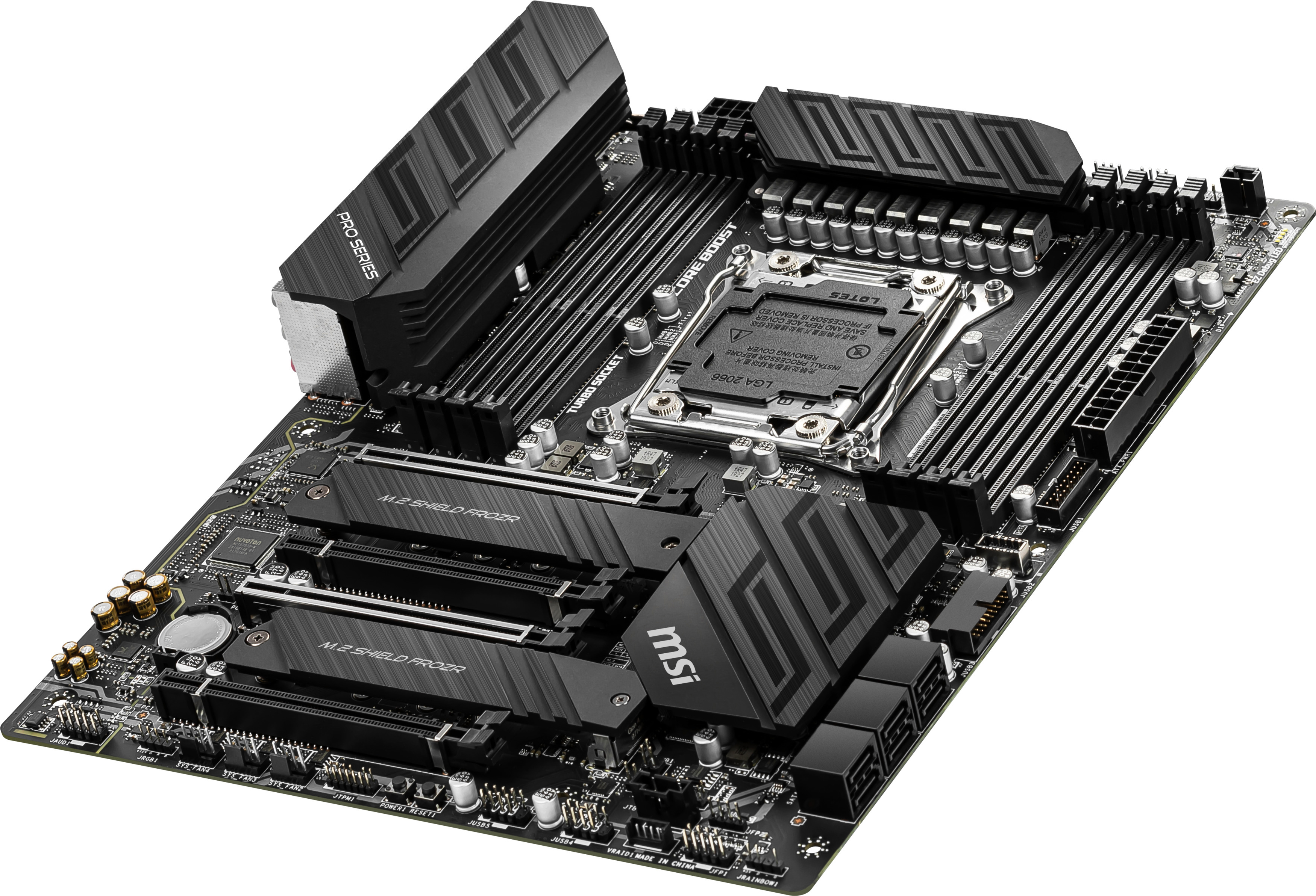 MSI X299 PRO Mainboard Mehrfarbig