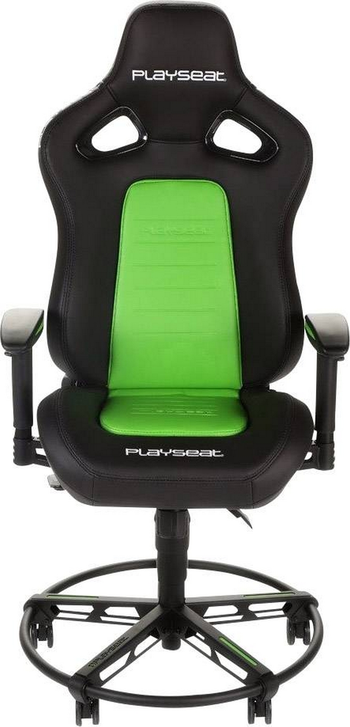 Silla gaming - Playseat L33T, 3D, Acolchado, Regulable, Reposabrazos ajustable, Verde