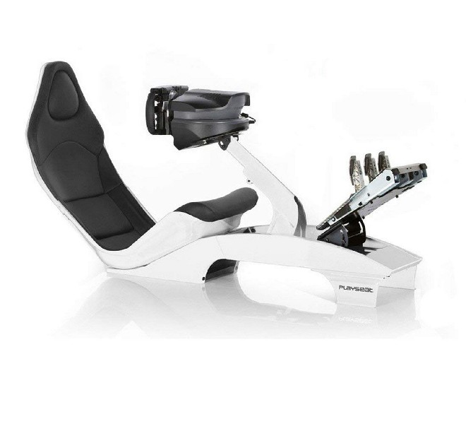 Estructura gaming - Playseat F1 Licencia Oficial, Universal, Hasta 122 kg, Blanco