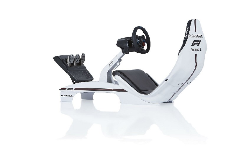Estructura gaming - Playseat F1 Licencia Oficial, Universal, Hasta 122 kg, Blanco